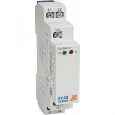 Реле контроля фаз OptiRel D PHS-3-1M-03-PP-1 чередования обрыва фаз 3Ф 1СО Реле контроля фаз OptiRel D PHS-3-1M-03-PP-1 чередования обрыва фаз 3Ф 1СО