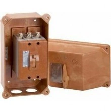 Выключатель АК50КБ-2МГ, постоянный, 40/5, со свободными контактами, IP54 (с кабельными вводами), ТУ16-522.024-80