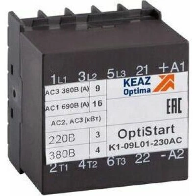 Мини-контактор OptiStart K1-09L10-24AC-VS Мини-контактор OptiStart K1-09L10-24AC-VS