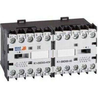Мини-контактор реверсивный OptiStart K1W-09D00-40MC-24AC