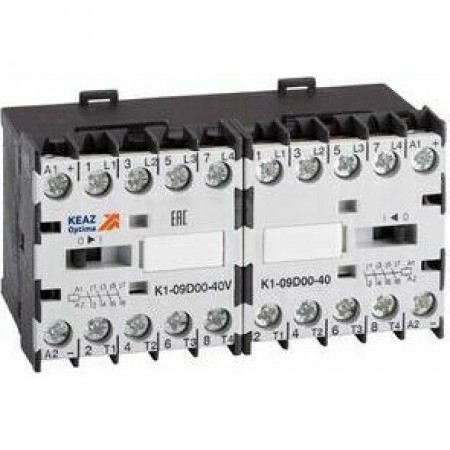 Мини-контактор реверсивный OptiStart K1W-12D00-40MC-24AC-VS Мини-контактор реверсивный OptiStart K1W-12D00-40MC-24AC-VS