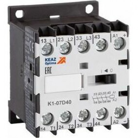Мини-контактор релейный OptiStart K1-07D40-24AC-VS Мини-контактор релейный OptiStart K1-07D40-24AC-VS
