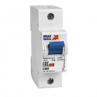 Выключатель автоматический модульный OptiDin BM125-1C80-8ln-УХЛ3