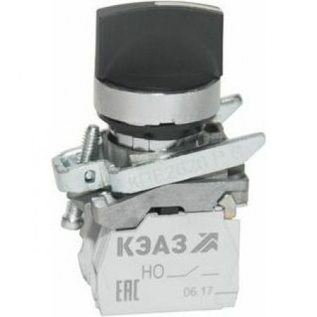 Переключатель КПЕ2620РС-черный-2но+0нз-ручка-фикс-3поз-IP65-КЭАЗ Переключатель КПЕ2620РС-черный-2но+0нз-ручка-фикс-3поз-IP65-КЭАЗ