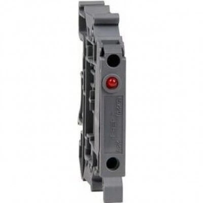 Клемма для предохранителей с индикатором OptiClip TB-4-HESILED-24V-(5x20)-6,3A-(0,5-6)-черный Клемма для предохранителей с индикатором OptiClip TB-4-HESILED-24V-(5x20)-6,3A-(0,5-6)-черный