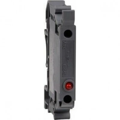 Клемма для предохранителей с индикатором OptiClip TB-4-HESILED-24V-(5x20)-6,3A-(0,5-6)-черный