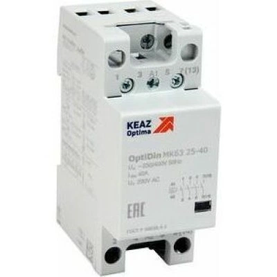 Контактор модульный OptiDin МК63-2504-24AC/DC Контактор модульный OptiDin МК63-2504-24AC/DC