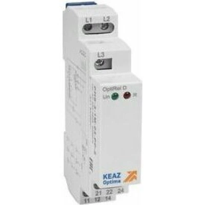 Реле контроля фаз OptiRel D PHS-3-1M-03-PP-2 чередования обрыва фаз 3Ф 2СО