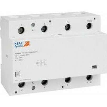 Контактор модульный OptiDin MK-100-10004-230AC Контактор модульный OptiDin MK-100-10004-230AC