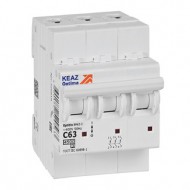 Выключатель автоматический модульный OptiDin BM63-3C63-4,5-УХЛ3
