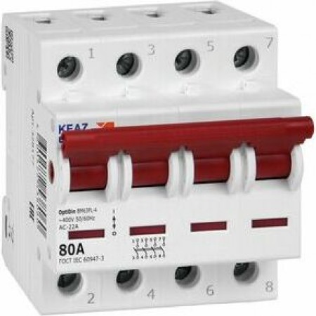 Выключатель нагрузки модульный OptiDin BM63PL-480-УХЛ3 (ВМ63PL) Выключатель нагрузки модульный OptiDin BM63PL-480-УХЛ3 (ВМ63PL)