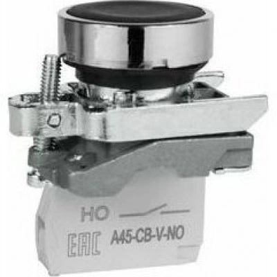 Кнопка OptiSignal D22 C4-P-210 черная металл 1НО XB4BA21 Кнопка OptiSignal D22 C4-P-210 черная металл 1НО XB4BA21