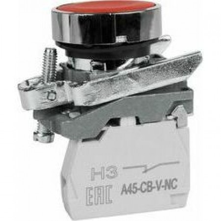 Кнопка OptiSignal D22 C4-P-401 красная металл 1НЗ XB4BA42 Кнопка OptiSignal D22 C4-P-401 красная металл 1НЗ XB4BA42