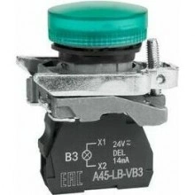 Сигнальная лампа OptiSignal D22 C4-L-B3 зеленая металл 24VAC/DC XB4BVB3