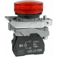 Сигнальная лампа OptiSignal D22 C4-L-M4 красная металл 230-240VAC XB4BVM4