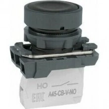 Кнопка OptiSignal D22 C5-P-210 черная пластик 1НО XB5AA21