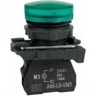 Сигнальная лампа OptiSignal D22 C5-L-M3 зеленая пластик 230-240VAC XB5AVM3