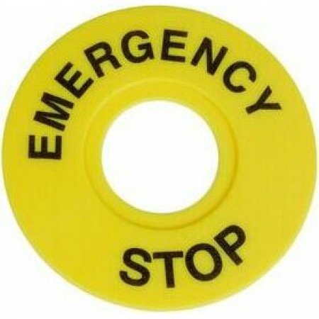 Бирка «Стоп» OptiSignal D22 A45-MH2260 круглая 60мм (EMERGENCY STOP) ZBY9320 Бирка «Стоп» OptiSignal D22 A45-MH2260 круглая 60мм (EMERGENCY STOP) ZBY9320