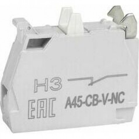 Контактный блок OptiSignal D22 A45-CB-V-NC 1НЗ винтовой зажим ZBE102 Контактный блок OptiSignal D22 A45-CB-V-NC 1НЗ винтовой зажим ZBE102