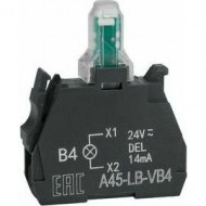Световой блок OptiSignal D22 A45-LB-VB4 красный 24VACDC ZBVB4