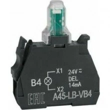 Световой блок OptiSignal D22 A45-LB-VB4 красный 24VACDC ZBVB4