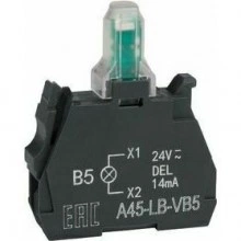 Световой блок OptiSignal D22 A45-LB-VB5 желтый 24VACDC ZBVB5