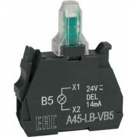 Световой блок OptiSignal D22 A45-LB-VB5 желтый 24VACDC ZBVB5 Световой блок OptiSignal D22 A45-LB-VB5 желтый 24VACDC ZBVB5