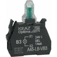 Световой блок OptiSignal D22 A45-LB-VB3 зеленый 24VACDC ZBVB3