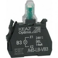 Световой блок OptiSignal D22 A45-LB-VB3 зеленый 24VACDC ZBVB3