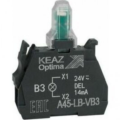 Световой блок OptiSignal D22 A45-LB-VB3 зеленый 24VACDC ZBVB3 Световой блок OptiSignal D22 A45-LB-VB3 зеленый 24VACDC ZBVB3