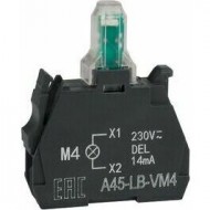 Световой блок OptiSignal D22 A45-LB-VM4 красный 230-240VAC ZBVM4