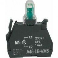 Световой блок OptiSignal D22 A45-LB-VM5 желтый 230-240VAC ZBVM5