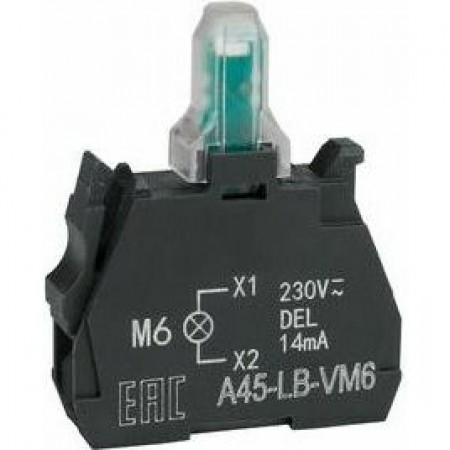 Световой блок OptiSignal D22 A45-LB-VM6 синий 230-240VAC ZBVM6 Световой блок OptiSignal D22 A45-LB-VM6 синий 230-240VAC ZBVM6