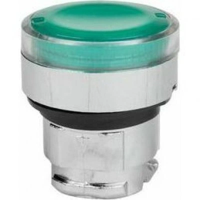 Головка кнопки OptiSignal D22 A4-PL-3 с подсветкой зеленая металл ZB4BW333