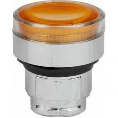 Головка кнопки OptiSignal D22 A4-PL-5 с подсветкой желтая металл ZB4BW353
