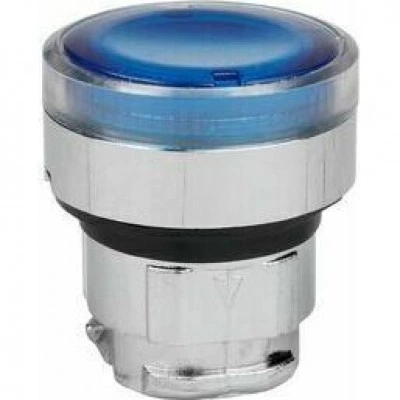 Головка кнопки OptiSignal D22 A4-PL-6 с подсветкой синяя металл ZB4BW363