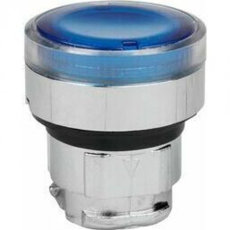 Головка кнопки OptiSignal D22 A4-PL-6 с подсветкой синяя металл ZB4BW363 Головка кнопки OptiSignal D22 A4-PL-6 с подсветкой синяя металл ZB4BW363