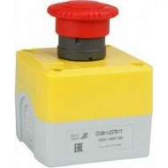 Пост кноп авар стоп OptiSignal D22 C5-BK-1-ESTR-11 1НО+1НЗ возв пов XALK178E