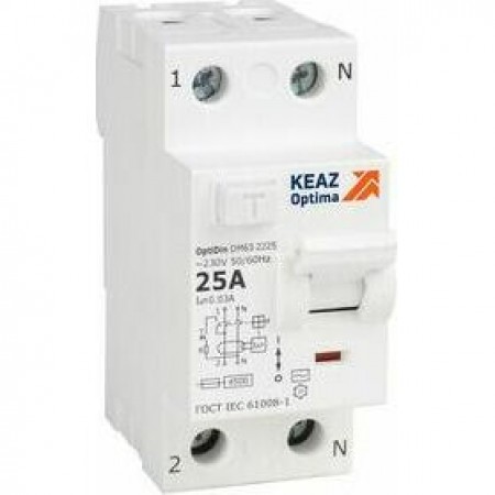 ВДТ без защиты от сверхтоков OptiDin DM63-2240-AC-4,5-УХЛ4 (2P, 40, 30mA) ВДТ без защиты от сверхтоков OptiDin DM63-2240-AC-4,5-УХЛ4 (2P, 40, 30mA)