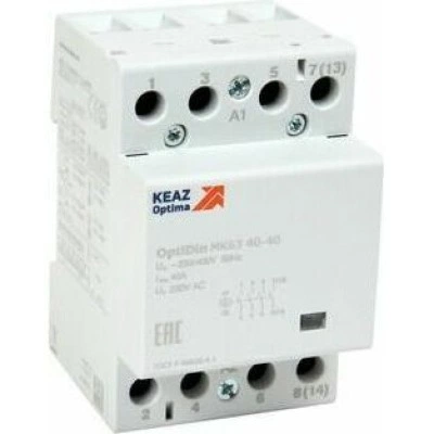 Контактор модульный OptiDin МК63-6340-24AC/DC Контактор модульный OptiDin МК63-6340-24AC/DC