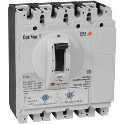 Выключатель автоматический OptiMat T250H TM 100A 4P