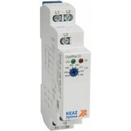 Реле контроля фаз OptiRel D PHS-3-1M-08-PP-2 без настр повышенного/пониженного асимметрии 3Ф 2СО Реле контроля фаз OptiRel D PHS-3-1M-08-PP-2 без настр повышенного/пониженного асимметрии 3Ф 2СО