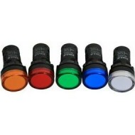 Лампа AD22DS(LED) матрица D22мм белый 24В AC/DC-КЭАЗ