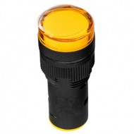 Лампа AD16DS(LED) матрица D16мм желтый 110В AC/DC-КЭАЗ