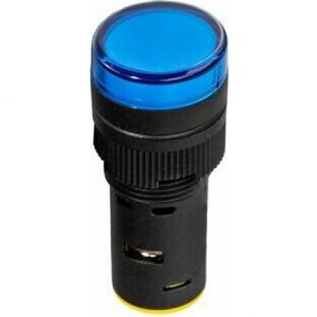 Лампа AD16DS(LED) матрица D16мм синий 230В AC-КЭАЗ Лампа AD16DS(LED) матрица D16мм синий 230В AC-КЭАЗ