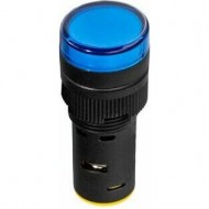 Лампа AD16DS(LED) матрица D16мм синий 220В DC-КЭАЗ