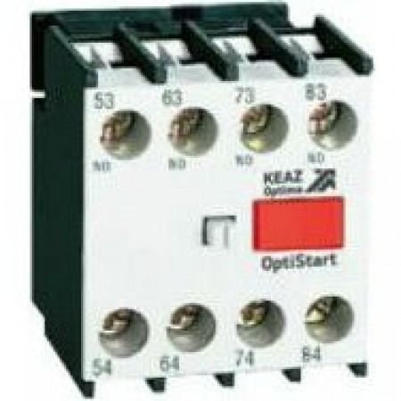 Блок контактный OptiStart K-FX-1004 фронтальный 4НЗ для F-09..(A)F-150 и FR Блок контактный OptiStart K-FX-1004 фронтальный 4НЗ для F-09..(A)F-150 и FR