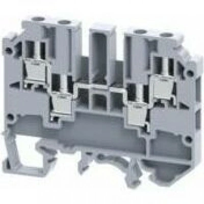 Клемма с четырьмя контактами винтовая OptiClip СMC-2,5-QUATTRO-(0,2-4)-I-BU-синий