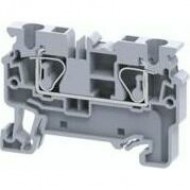 Клемма проходная пружинная OptiClip CX-4-I-32A-(0,2-4)-серый
