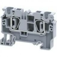 Клемма проходная пружинная OptiClip CX-6-I-41A-(0,2-6)-серый